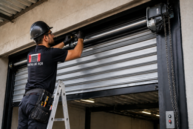 Instalação de Portas de Aço e Portas de Automatização