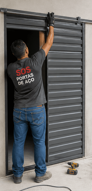 Instalação de Portas de Aço